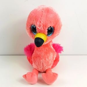 TY Beanie boo Gilfa Flamingo plush pre owned with tags